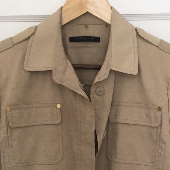 Elie Tahari Linen Blazer - Picture 2 of 6